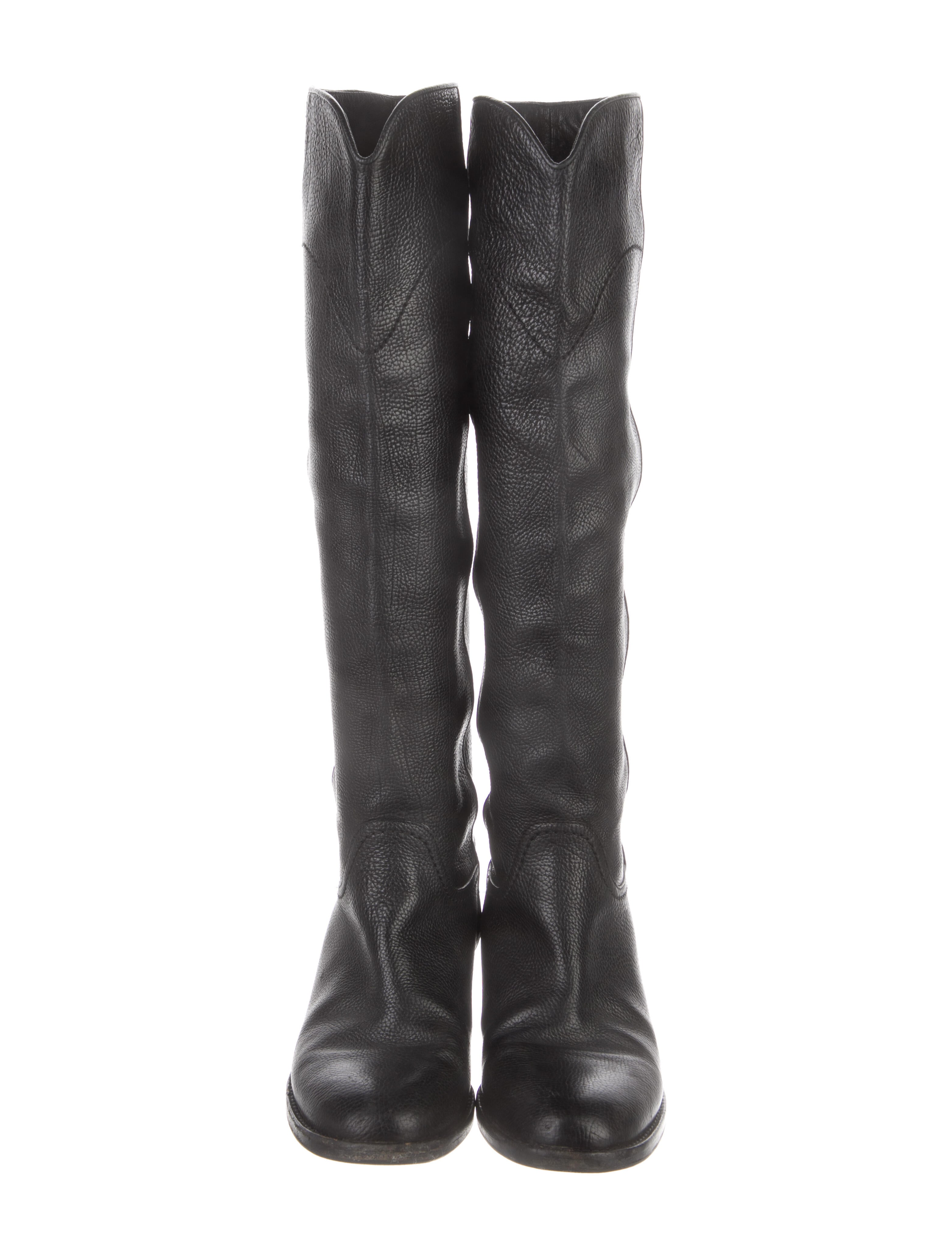 Chanel 2014 Leather Riding Boots